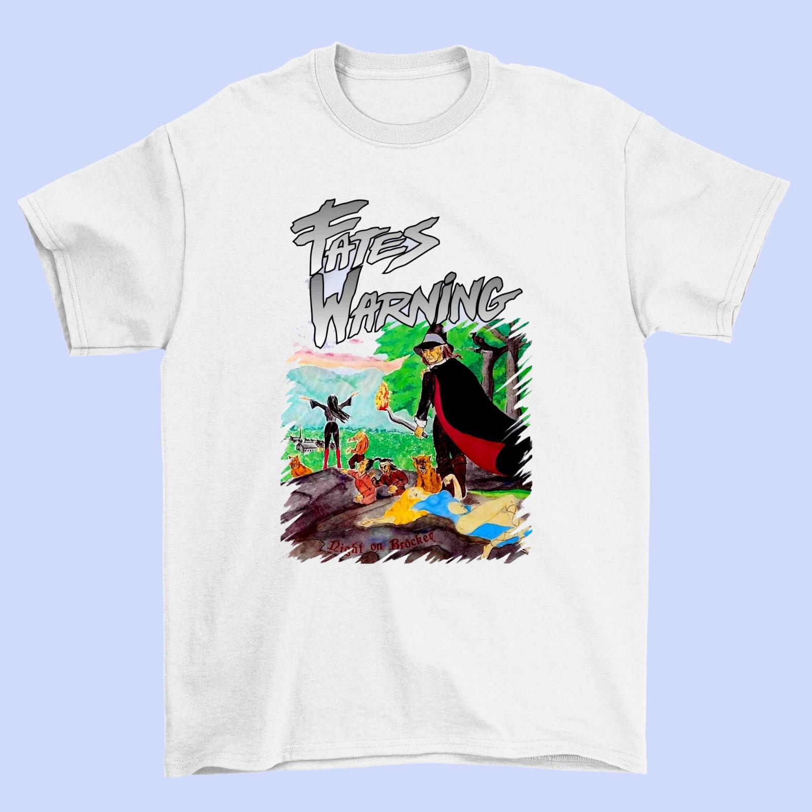 

Fates Warning Band Night on Bröcken 100% Cotton T-shirt Mens Tees Top 100% Cotton T-shirt Mens Tees Top S to 5XL 2F1280 M