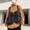 Men's Trendy Multi-Pocket Wearable Vest Backpack - Cool Street Style Functional Chest Bag