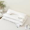 Cotton Cover Neck Support Pillow Sleeping Home Dorm Car Office Single Person 45x70cm Medium Firm Fiber Fill