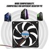 12cm PC Cooling Fan High Airflow Low Noise Chassis-Cooling Fan PC Accessories