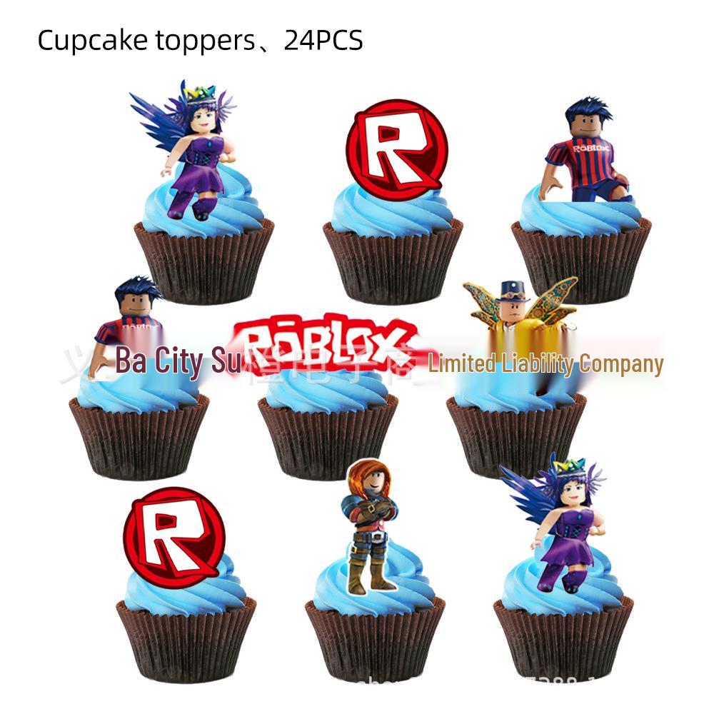 Roblox Party Supplies: Virtual World Game Decorations - Plates, Cups, Hats, Napkins, Banner