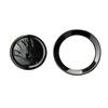 VMAD6 46mm ABS Steering Wheel Logo Emblem Protective Cover Dustproof Oil Resistant Car Central Decoration Badge For Skoda Superb Fabia