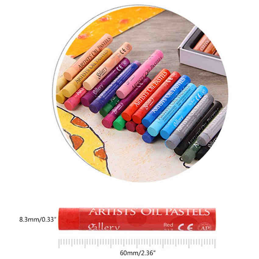 12/25/50 Colors Graffiti Crayon Soft Oil Pastel Professional Painting Pastel Drawing Stationery Pen