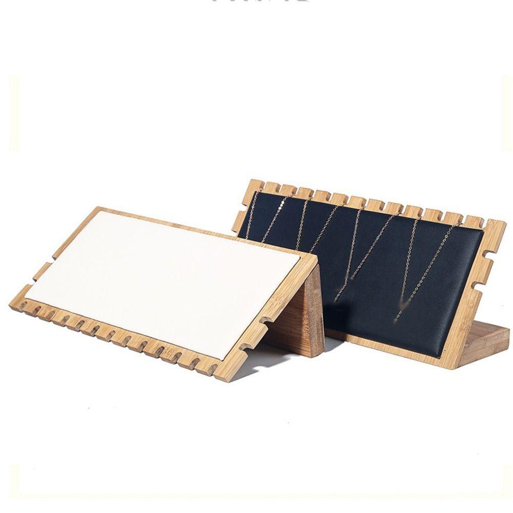 Showing Rack Wood Necklace Display Rack Women Jewelry Holder Jewelry Display Rack Display Stand