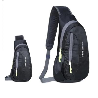 Outdoor Sports Chest Bag Unisex Waterproof Single Shoulder Backpack Cycling Hiking Fitness Multi-Functional Crossbody Pack