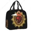 Jesus Biblical Insulated Lunch Bag for Women Religious Christian Resuable Cooler Thermal Food Lunch Box School Work Picnic Bags