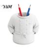Chef Pen Holder for Desk Uniform Holder, 3D Printed Novelty Stationery Organizer, Modern Classroom Supplies Large Capacity Desktop Ornament Study And