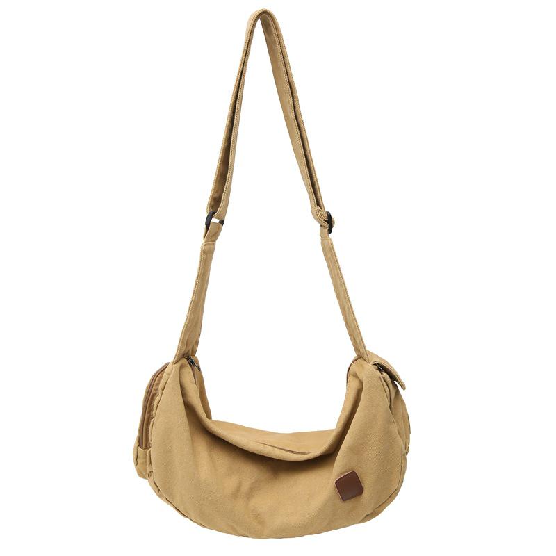 

Ruiying Large Canvas Shoulder Bag for Women: Versatile, Large-Capacity Messenger for Autumn-Winter 2024 хакі