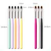 1 STÜCKE Nail art Pinsel Stift 3D Tipps Muster Phototherapie Acryl UV Gel Verlängerung Builder Beschichtung Malerei Stift DIY Maniküre Werkzeuge