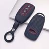 Key Fob Cover for Chery Tiggo with Keychain Anti-Scratch Guard Shockproof Protection Soft Grip Texture Responsive Button Touch Dust Resistant Cover