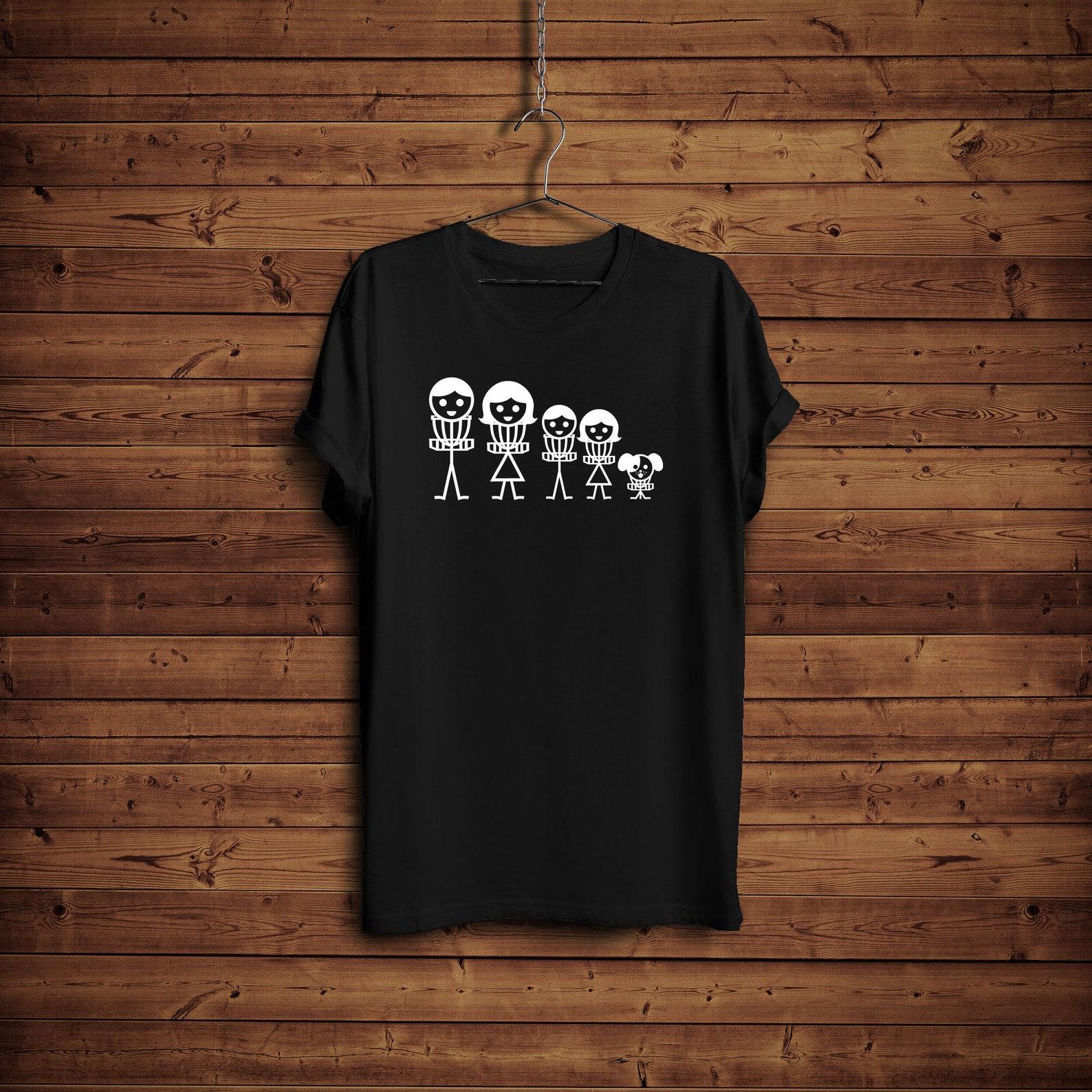 Disc Golf Shirt/ Disc Golf Funny Family Shirt Frisbee Golf Set Tee Disc Golfer Birthday Gift/ son Daughter Mom Dad Disc Golfer Shirt L