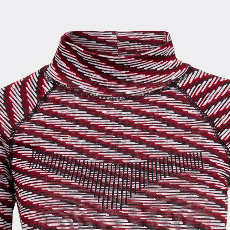 adidas Comfortable Breathable Stand Collar Long Sleeve T-Shirt Women Tops HG1229