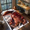 Luffy Washable Household Ornament Rug, Non Slip Large Area Carpet Floor Mat Gamer Bedroom.-TING