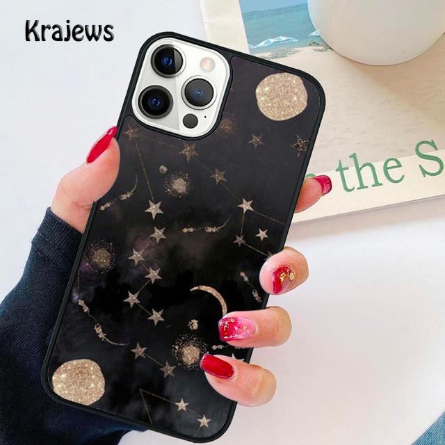 Astronaut Stars Constellation Soft Phone Case For iPhone 17 Air 16 15 14 Max Plus 11 12 13 Pro Max Phone Cover Fundas