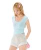 Poeoling Cupid Mini Sweat Shorts (Melange Ivory)