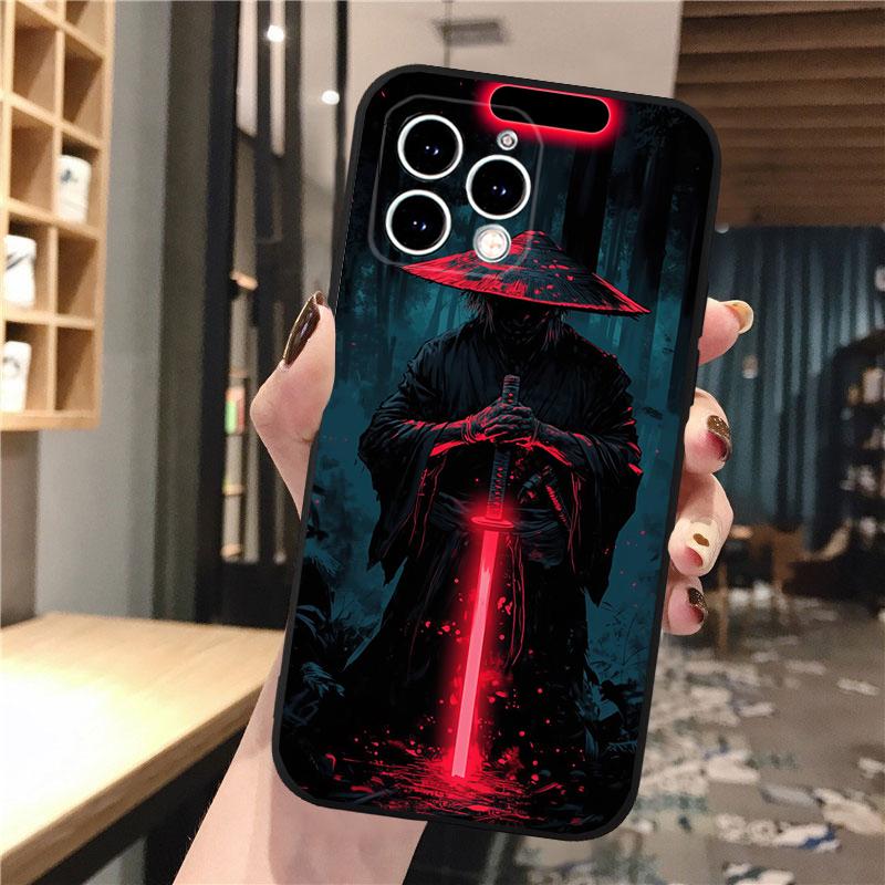 Japanese Samurai Sword Phone Case For Iphone 17 Pro Max 17 Pro Air 16 15 14 13 Pro Max 15 16 Pro 15Plus