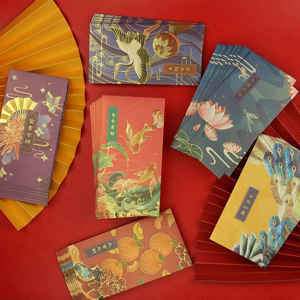Festival Decoration Blessing Lucky Money Chinese New Year Bless Pocket Red Pocket Red Envelope