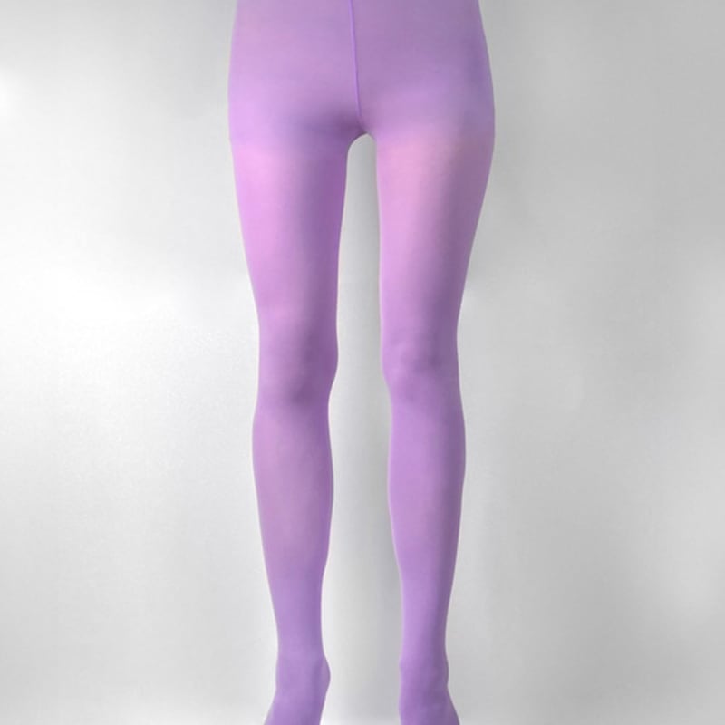 Romantische Tiger Basic Farbe Strumpfhose (lila)