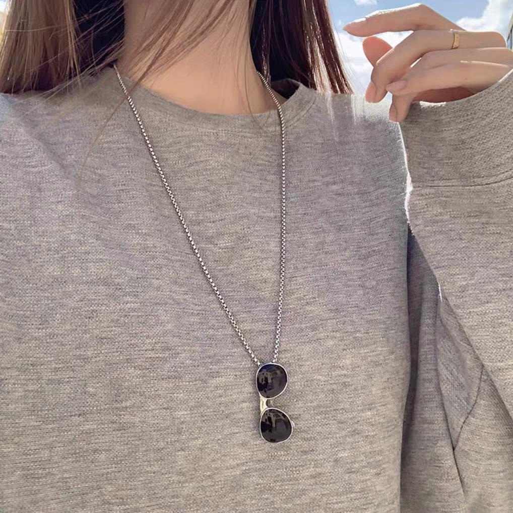 

Sunglasses, Sunglasses, Necklace, Men And Women S Personalized Decoration, Hip-Hop, Terroir, Cool, Bouncing, Sweater Chain.