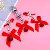 Bowknot Anal Plug & Nipple Clamps with Bells - Cute Flirting Set for Couples