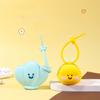 Cute Cartoon Coin Purse Soft 3D Mini Storage Bag Portable Silicone Bee Keychain  Boys Girls