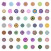 50 Mandala Graffiti Stickers Suitcase Car Laptop Skateboard Water Cup Waterproof Decorative Stickers