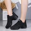 Women  Orthopedic Shoes Jazz Modern Dancing Shoes Mesh Sneakers Black White Pink Shoes with Height Increase Air Cushion