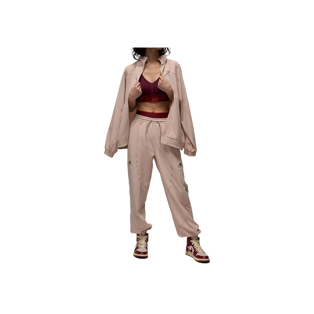 Jordan Solid Color Drawstring Jogger Knit Pants Women Bottoms Pink FB4660-207