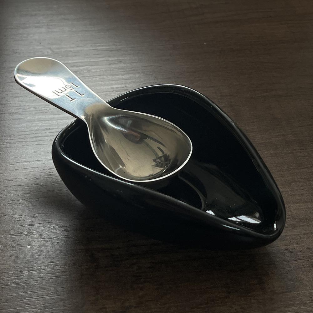 Ceramic Coffee Bean Measuring Tray Set - Green Bean Tray, Weighing Dish, Roasted Bean Sample Plate for Baristas/Home Lovers, Gift Box YJKJ-006