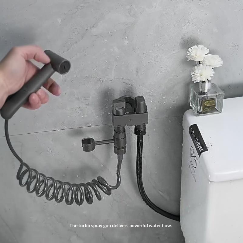 Handheld Shower Head Holder 360 Degrees Rotatable Spray Bracket Toilet Sprayer Base Support Bathroom Accessories