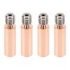 4pcs 3D Printer All Metal Heatbreak Professional Copper Alloy Extruder Throat Tube Replacement for 3D Printer