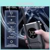 Wireless Rechargeable Tire Inflator With Auto Shutoff For Vehicles And Bikes