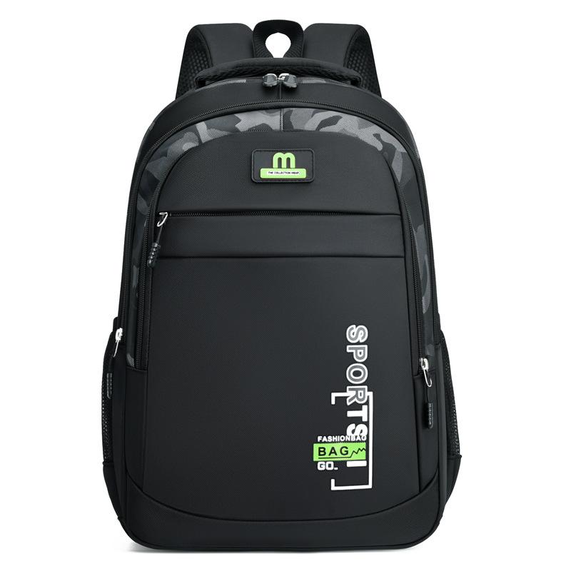 

Large capacity leisure travel backpack men simple laptop business fashion backpack 47*30*17CM зелений