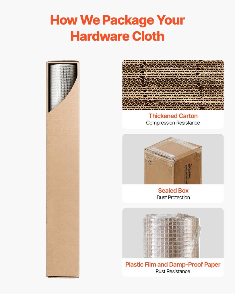 Hardware Cloth, 6.3 Mm 1 X 5 M 0.55 Mm Diameter Chicken Wire Fence, Hot-Dip Galvanized After Welding Metal Wire Mesh Roll, Garden Plant Welded Fencing