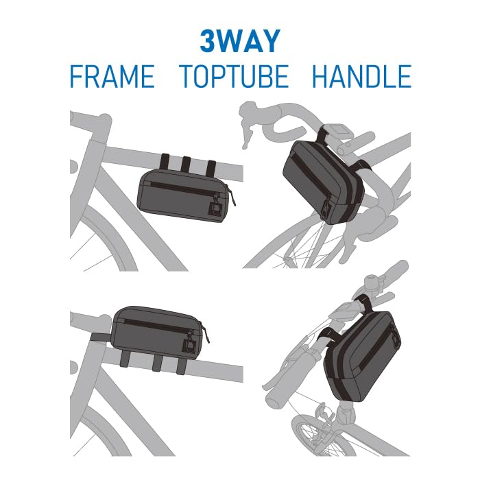 [MARUTO] Front Bag, Heather Black