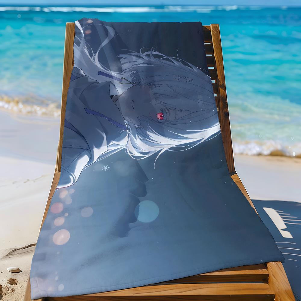 Game WuWa Mornye Towel Sports Quick Dry Travel Camping Gear Sandproof Soft Light Large Beach Towel