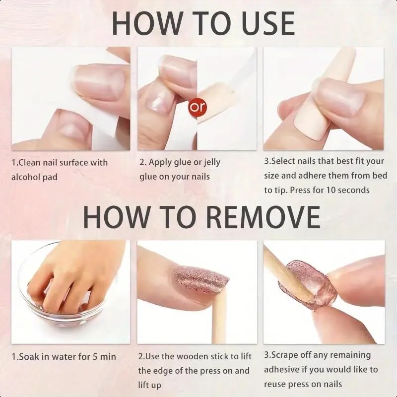 Press on Nails Halloween Square French Tip Fake Nails Mummy and Cobweb Designs Stick on Nail Nude Color Acrylic Nail Halloween Glue on Nails Full