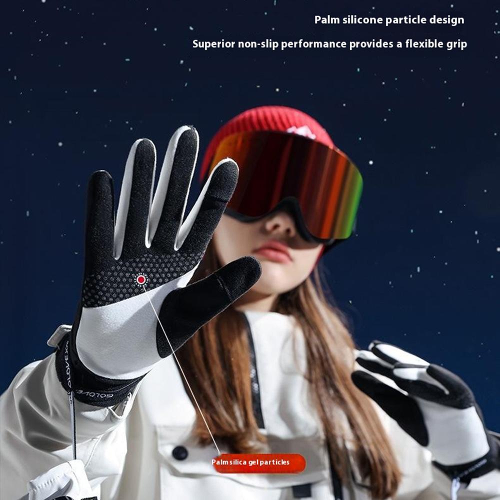 GOLOVEJOY DY51 Autumn Winter Windproof Mittens for Men Women Outdoor Sports Touch Screen Anti-Slip Gloves