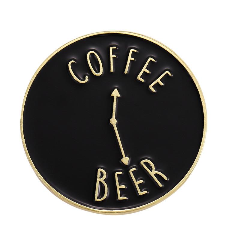 

Round Trendy Metal Pattern Brooch For Jackets All Season Wear Versatile Fashion Piece Statement