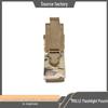 Outdoor Tactical Flashlight and Baton Holster - MOLLE Compatible MP5 Pouch