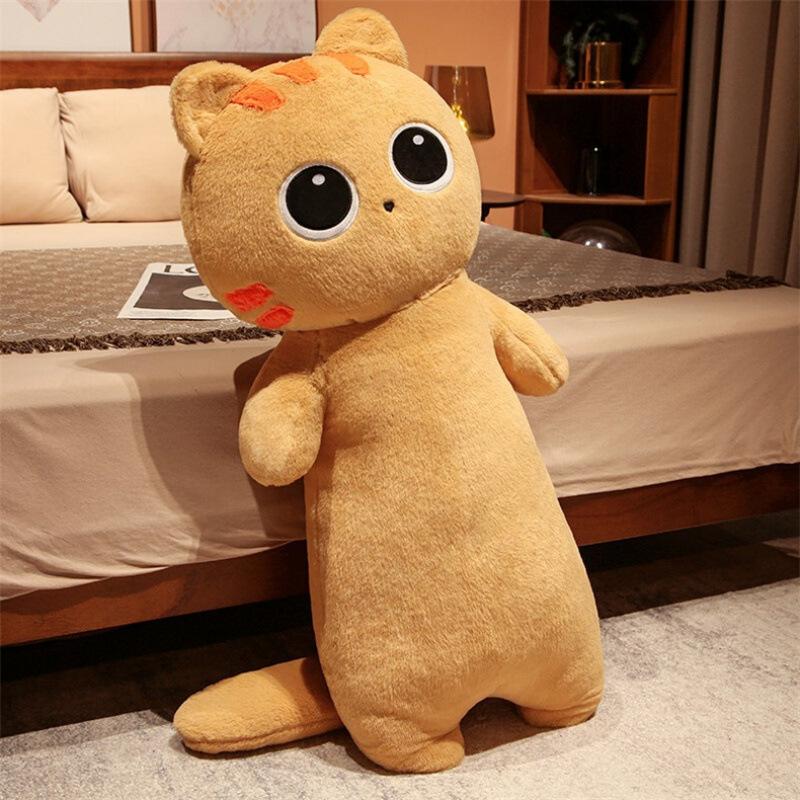 Cat Strip Pillow Series Ragdoll Children's Plush Toy Ragdoll Sleeping Pillow Gift