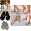 2022 Summer New Arrivals Plus Size Casual Rhinestone Flat Women's Slipper In Stock