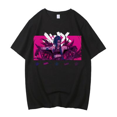 Arcane T-shirt Cotton High Quality Teen Y2k Korean Clothes 80s Colorful Graphic T Shirt Graphic Y2k Harajuku Pop Culture