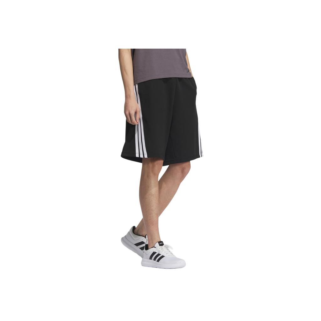 Adidas 3-Stripes Simple Sports Comfortable Loose Casual Shorts Men Shorts Black KC3897
