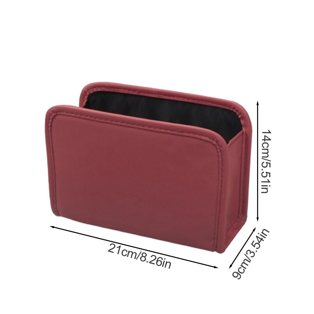 

Боковой органайзер для автомобильного сиденья, кожаный держатель для хранения автомобильного сиденья, карман для хранения автомобильного сиденья, органайзер для сиденья, портативный складной вино красного