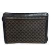 CELINE business bag pouch Macadam leather Clutch bag black leather Used