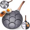 Granite egg pan with 4 holes BLACK&WOOD 26 cm