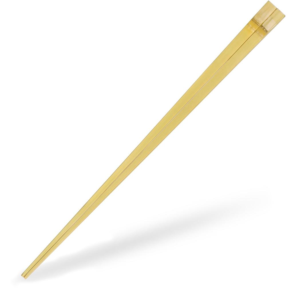 Morikuru Made In Japan Bamboo White Extra SG Wonder Zone Set of 2 (Morikura) Chopsticks, Slim, 23cm, Square, Tapered, Thin, Thin, TK03-07,