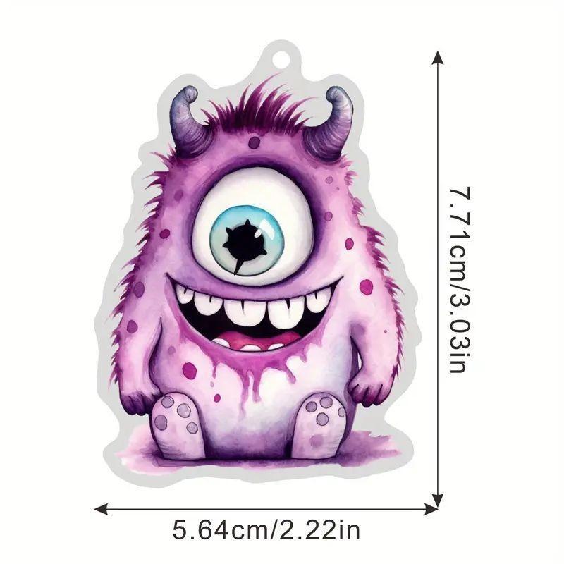 Cute Stylish Acrylic Monster Hanging Keychain For Multifunctional Indoor Decoration And Memorable Holiday Gift Accessory