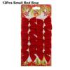 12pcs New Party Decoration Home Decor Christmas Tree Hanging Wedding Supplies Xmas Ornament Bowknot